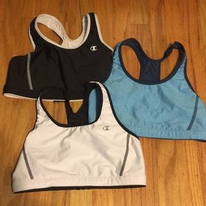 Set of 3 Champion Sports Bras
